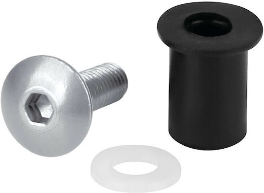 Kit De Montare Fairings Moto Anodizat Aluminiu Șuruburi M5 Piulițe Șaibe Lampa 10 Buc 9165.0-lm