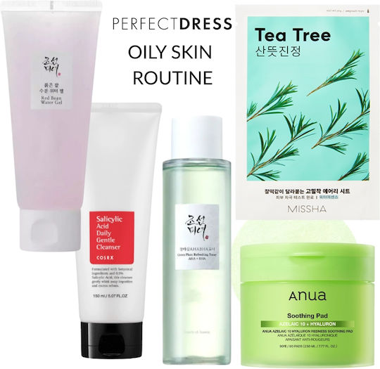 Hair Care Sets for Oily Hair with Oil 5 Pieces