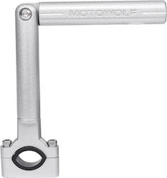 Bază Rotativă Flexibilă Montare Proiectoare Motowolf Argintie Bază Rotativă Flexibilă Montare Proiectoare Motowolf Argintie