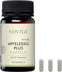 Apfelessig Plus 90 Caps Κάψουλες Μηλόξιδου Λιποδιαλυτική Δράση Sovita Apfelessig Plus 90 Caps Κάψουλες Μηλόξιδου Λιποδιαλυτική Δράση Sovita
