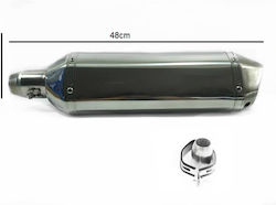 Replica Akrapovic Auspuff End Mit Einem Nikkeltank Typ 48 Cm Oem