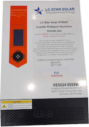 Inverter Cu Undă Sinusoidală Pură Putere 5000W Cu Tensiune De Intrare 24V Monofazat 338013