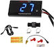 Digitales Thermometer Kühlschrank Motorrad Auto Schlauchanschluss Durchmesser 3/4" Blau Ba024b10 Koso