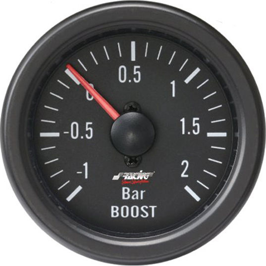Μπαρομετρο+vacuum 52mm Μαυρο Οργ Bv B