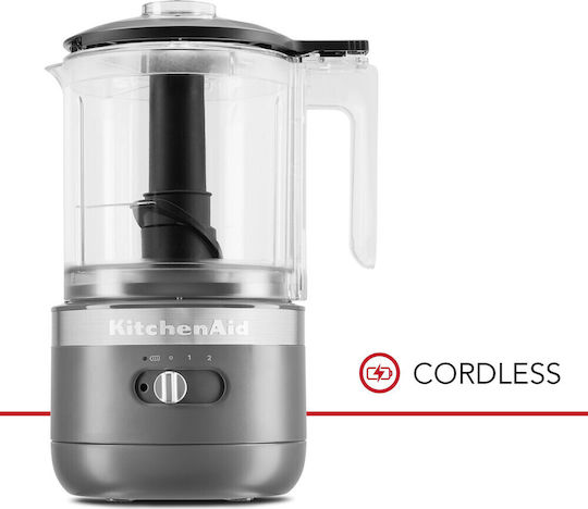 Kitchenaid Πολυκόπτης Multi 24W με Δοχείο 1.19lt Γκρι