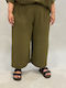 Damen Zip-Culottes Grün