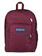 Jansport Big Student School Backpack Burgundy 34 Litre