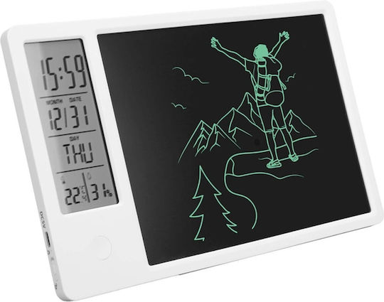 Ψηφιακό Ημερολόγιο Lcd Smart Σκίτσο Σχέδιο Γραφή Lcd 10" Λειτουργία Συναγερμού Οεμ