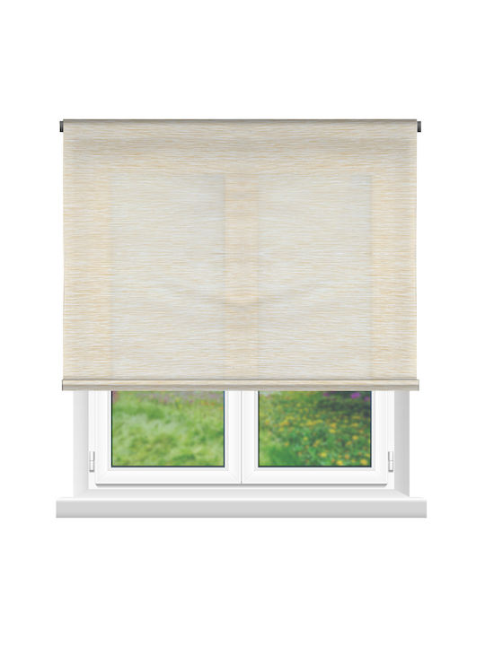 BetterHome Roller Blinds Shading 484001 Partial Blackout Beige W140xH80cm MHB-7081-21-140x80
