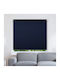BetterHome Rollos Verdunkelung 321010 Total Blackout Blau P80xH80cm MHB-7010-50-80x80