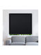 BetterHome Roller Blinds Shading 583029 Partial Blackout Black Width 80xHeight 80cm MHB-7005-90-80x80