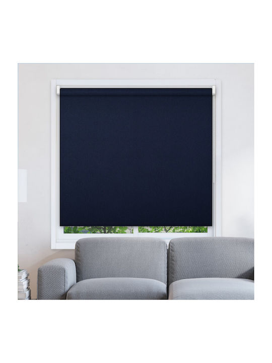 BetterHome Roller Blinds 321010 Total Blackout Blue Width 100 Height 80cm MHB-7010-50-100x80