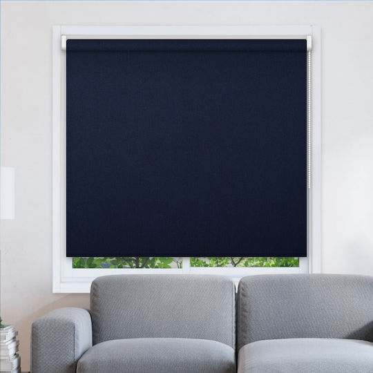 BetterHome Roller Blinds 321010 Total Blackout Blue Width 100 Height 80cm MHB-7010-50-100x80