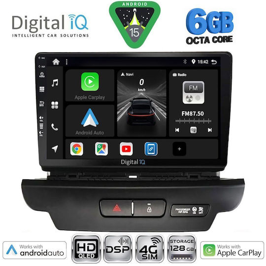 Digital IQ Ηχοσύστημα Αυτοκινήτου για Kia Ceed / XCeed 2018-2022 (Bluetooth/USB/WiFi/GPS/Apple-Carplay/Android-Auto) με Οθόνη Αφής 9"
