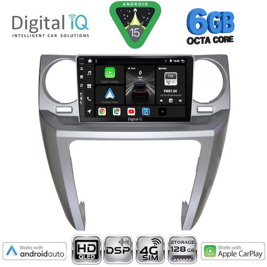 Digital IQ Car Audio System for Land Rover Discovery 2004-2009 Bluetooth USB WiFi GPS Apple CarPlay Android Auto with 9" Touch Screen