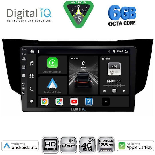 Digital IQ Car Audio System for Lexus RX300 2003-2008 Bluetooth USB WiFi GPS Apple CarPlay Android Auto with 9" Touch Screen