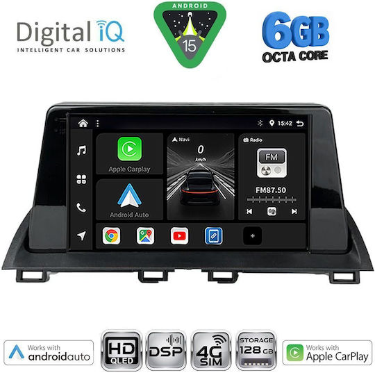 Digital IQ Car Audio System for Mazda 3 2014-2019 Bluetooth USB WiFi GPS Apple CarPlay Android Auto with 9" Touch Screen