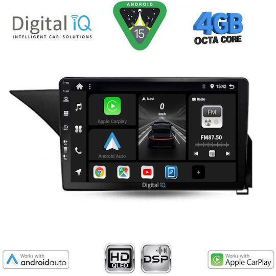 Digital IQ Ηχοσύστημα Αυτοκινήτου για Mercedes-Benz E Class 2009-2016 (Bluetooth/USB/WiFi/GPS/Apple-Carplay/Android-Auto) με Οθόνη Αφής 10"