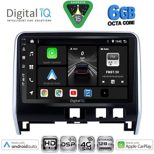 Digital IQ Car Audio System for Nissan Serena 2016-2022 Bluetooth USB WiFi GPS Apple CarPlay Android Auto with 10" Touch Screen