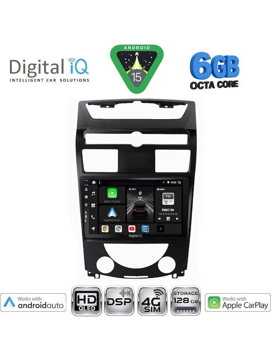Digital IQ Car Audio System for Ssangyong Rexton 2006-2015 (Bluetooth/USB/WiFi/GPS/Apple CarPlay/Android Auto) with 10" Touch Screen