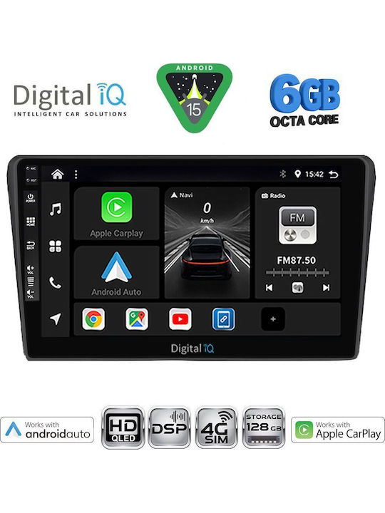 Digital IQ Car Audio System for Toyota Avensis 2003-2009 Bluetooth USB WiFi GPS Apple CarPlay Android Auto with 9" Touch Screen