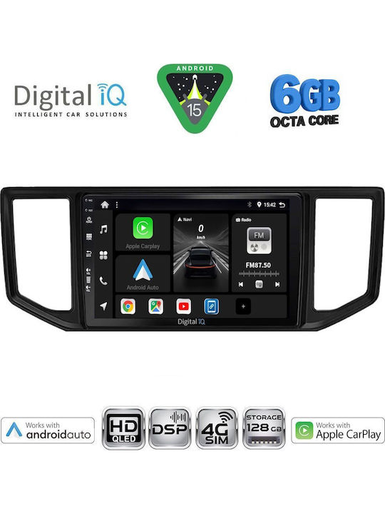 Digital IQ Car Audio System for Volkswagen Crafter 2017 (Bluetooth/USB/WiFi/GPS/Apple CarPlay/Android Auto) with 10" Touch Screen