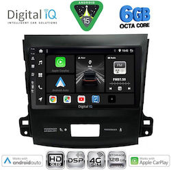 Digital IQ Автомобилна Аудио Система За Peugeot 4007 Mitsubishi Outlander Citroen C-Crosser 2006-2012 Bluetooth USB WiFi GPS Apple CarPlay Android Auto С 9" Touch Screen