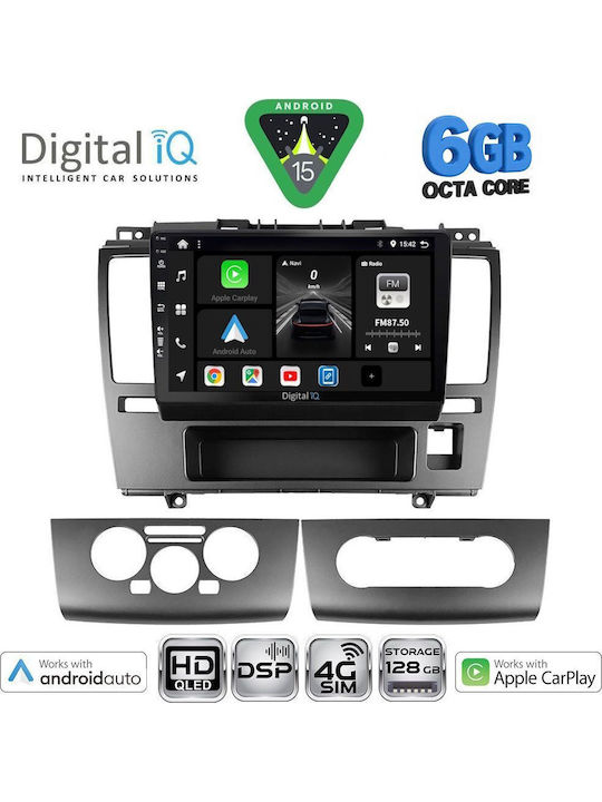 Digital IQ Car Audio System for Nissan Tiida 2004-2013 Bluetooth USB WiFi GPS Apple CarPlay Android Auto with 9" Touch Screen