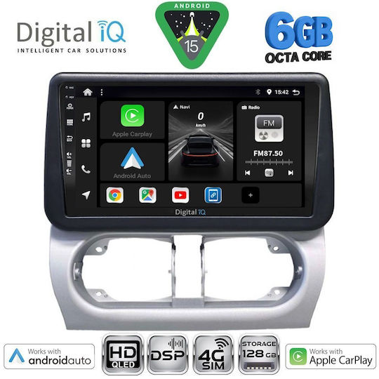 Digital IQ Car Audio System for Opel Corsa / Tigra 2000-2006 Bluetooth USB WiFi GPS Apple CarPlay Android Auto with 9" Touch Screen
