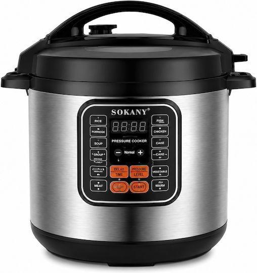 Sokany Multi-Function Cooker 1500W with Capacity 8lt