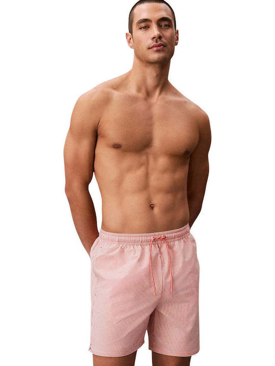 Calvin Klein Мъжки Бански Плувни Шорти Calvin Klein На Райета