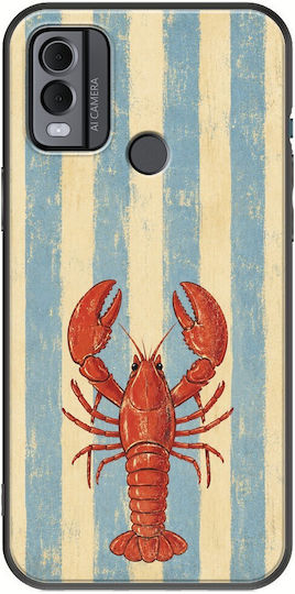 Handyhülle Salt & Stripe Collection Catch Nokia C22 Schwarze Tpu Silikon