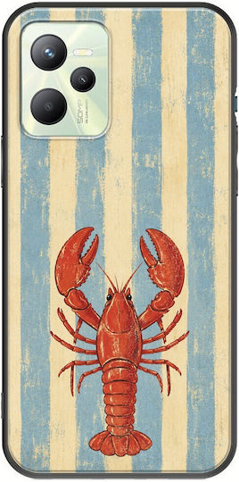 Salt & Stripe Collection Catch Case Realme Narzo 50a Prime Black TPU Black Silicone