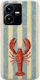 Salt & Stripe Collection Catch Case Vivo Y22s Flexible TPU Transparent Silicone
