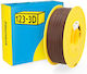 PLA 3D Printer Filament 1.75mm Brown 1kg