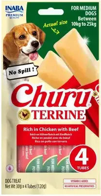 Inaba Treat For Puppies With Chicken And Calf 30gr 4 Pieces