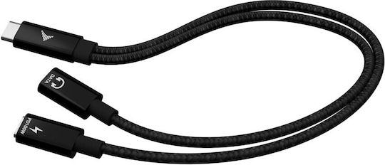 i-tec C31DUALSPLITTERCBLPD Конвертор USB-C Мъжки в USB-C Женски