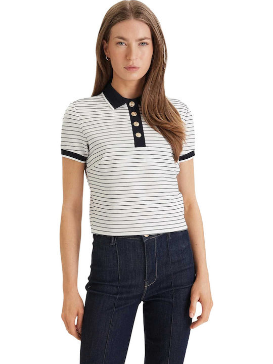 Guess W Ss Γυναικεία Polo Μπλούζα Κοντομάνικη Ρ...