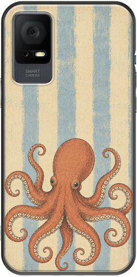 Husă Salt & Stripe Collection Drift Tcl 408 Black TPU Neagră Silicon