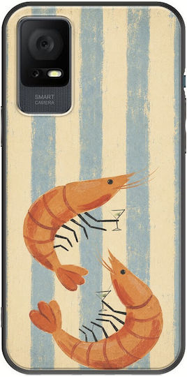 Θήκη Salt & Stripe Collection Tide Tcl 408 Black Tpu Μαύρη Σιλικόνη