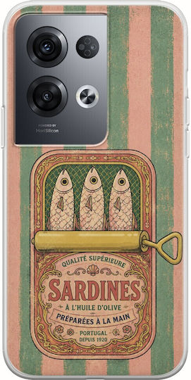 Θήκη Salt & Stripe Collection Tin Oppo Reno 8 Pro 5g Flexible Tpu Διάφανη Σιλικόνη