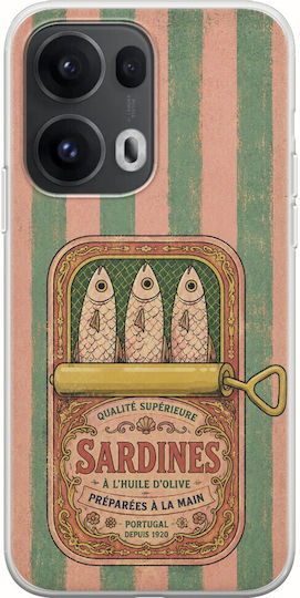 Salt & Stripe Collection Tin Case Oppo Reno 13 Pro 5g Flexible TPU Transparent Silicone