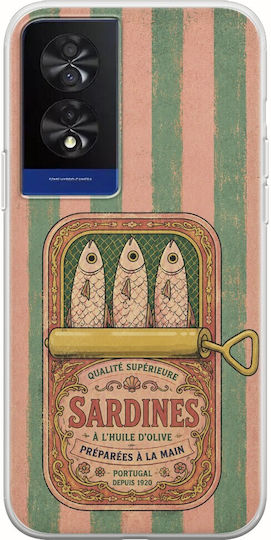 Salt & Stripe Collection Tin Case Tcl 40 Nxtpaper 4g Flexible Tpu Transparent Silicone