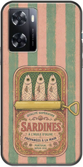 Husă Salt & Stripe Collection Tin OnePlus Nord N20 SE Negru TPU Siliconă
