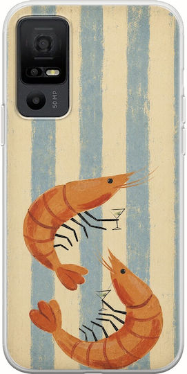 Salt & Stripe Collection Tide TCL 40 Nxtpaper 5G Flexible TPU Transparent Silicone Case