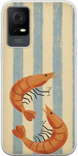Husă Salt & Stripe Collection Tide TCL 406 Flexibil TPU Silicon Transparent