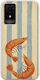 Husă Salt & Stripe Collection Tide TCL 501 Flexibil TPU Silicon Transparent