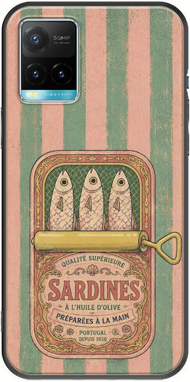 Handyhülle Salt & Stripe Collection Tin Vivo Y33s Schwarzes Tpu Schwarz Silikon