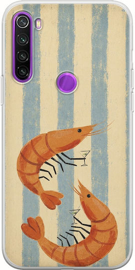 Калъф Salt & Stripe Collection Tide Xiaomi Redmi Note 8 2021 Гъвкав TPU Прозрачен Силикон