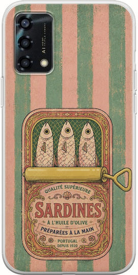 Θήκη Salt & Stripe Collection Tin Oppo A94 5g Flexible Tpu Διάφανη Σιλικόνη